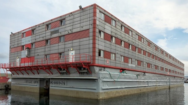 UK charters accommodation barge