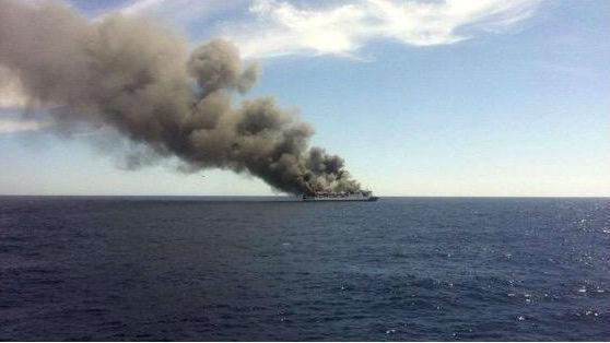 Sorrento Ferry Fire