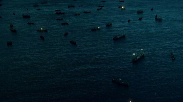 chinese fishing armada