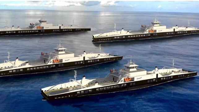 battery electric autonomous ferries