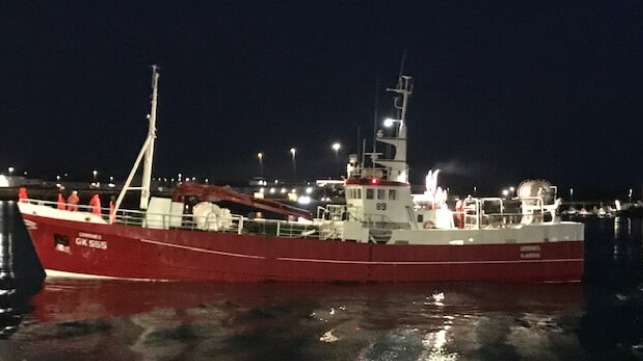 One Dead, Two Injured in Trawler Fire in Iceland Fishing vessel Grimsnes
