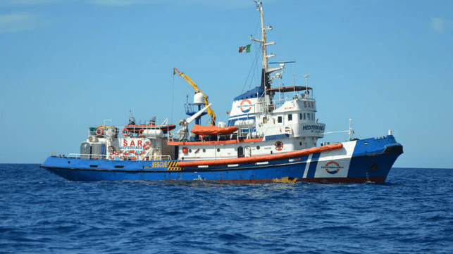 Mediterranean rescue boat