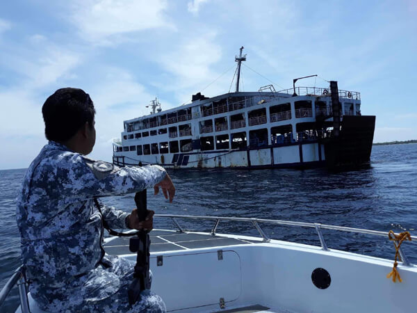 Philippine ferry broken down July 2023