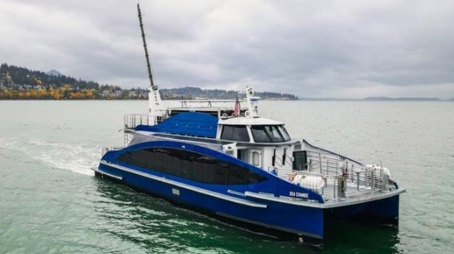 hydrogen maritime floating fueling station