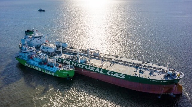 Sovcomflot tanker and bunkering tanker