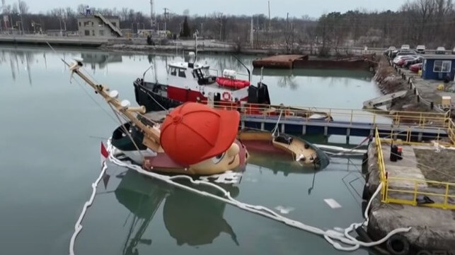 Theodore TOO tug submerged