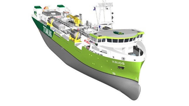 LNG bunkering vessel bio-lng