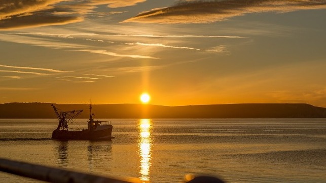 British trawler in Weymouth