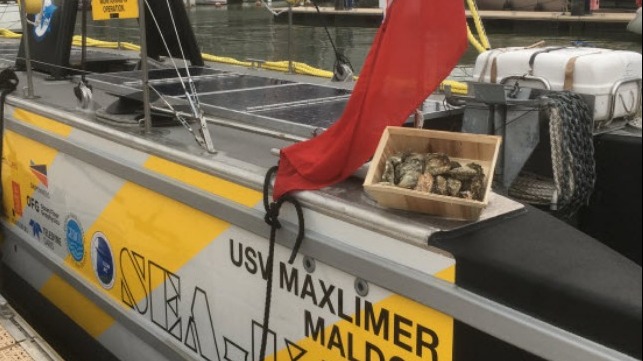 SEA-KIT vessel with oysters