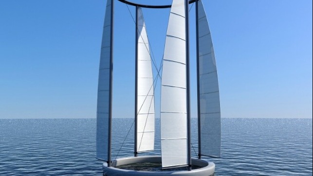 concept for floating offshore wind turbine 