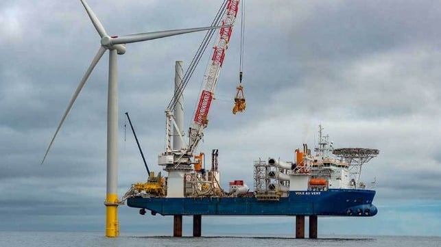 offshore wind instalaltion