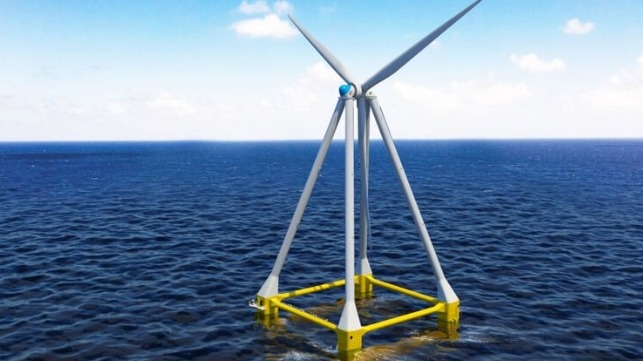 testing offshore wind in low wind region