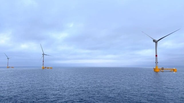 floating deep water wind turbines France