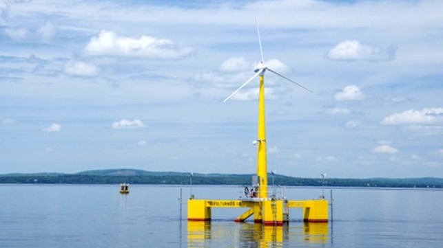 floating wind turbine prototype