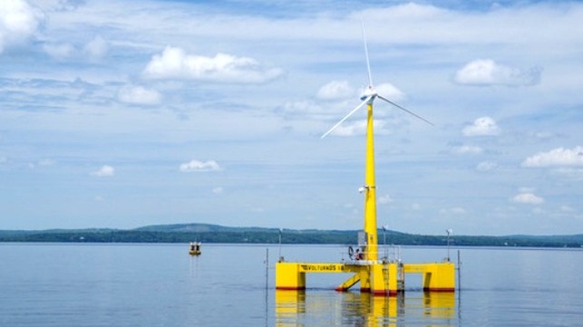 Marine offshore wind farms