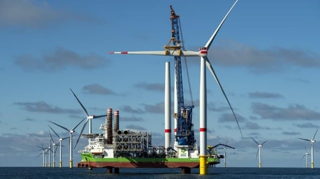 offshore wind farm installation