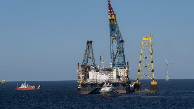 deepest and most foundation at Scottish wind farm