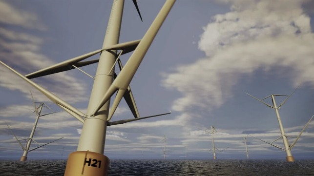 floating wind turbine prototype