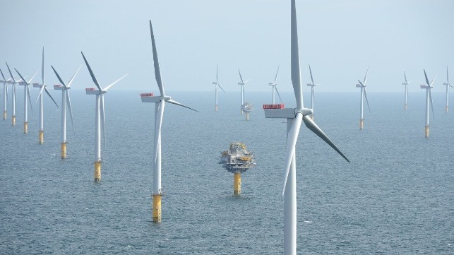 Large offshore 8MW wind turbines, Credit: CharlieChesvick