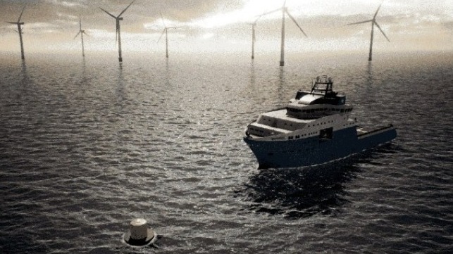 mooring buoy would provide power to reduce ship emissions