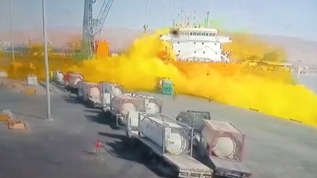 jordan chlorine gas spill