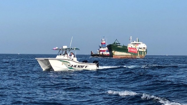 Video Drug Smuggling Freighter Sunk As Artificial Reef Off