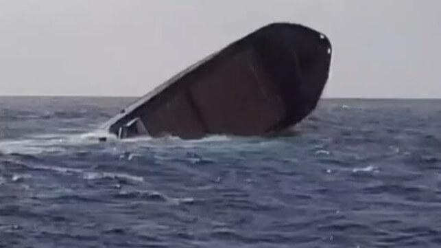 Carib Trader II slips below (NTSB / Capt Beau)