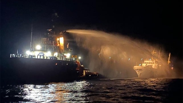 fire on activist boat