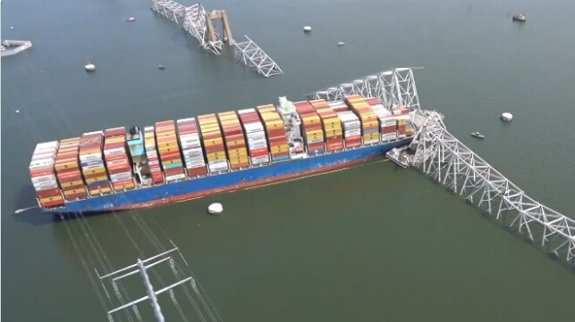 Dali Baltimore wreck
