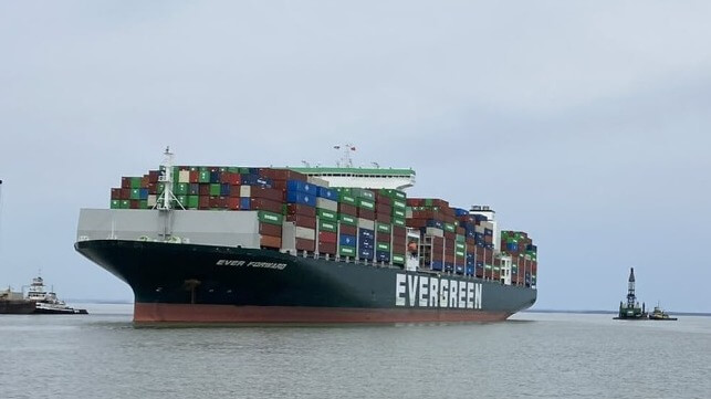 Ever Forward fails to move during refloating attempt