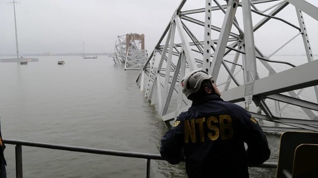 NTSB inspector on Dali at Francis Scott Key Bridge