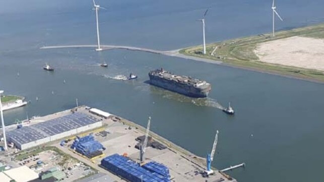 Fremantle Highway arriving in the Netherlands