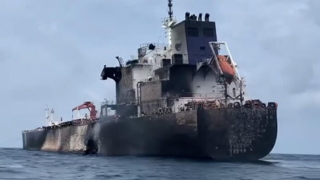 tanker fire