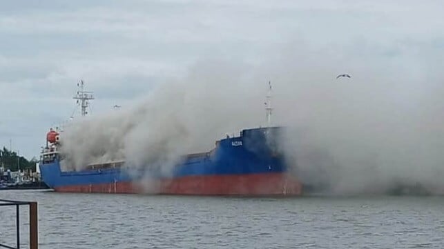 ship fire