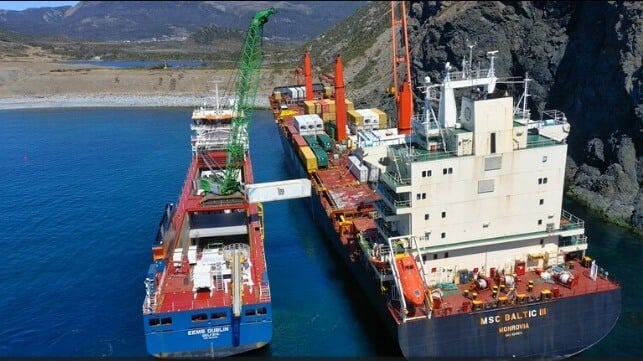 salvage of grounded containership