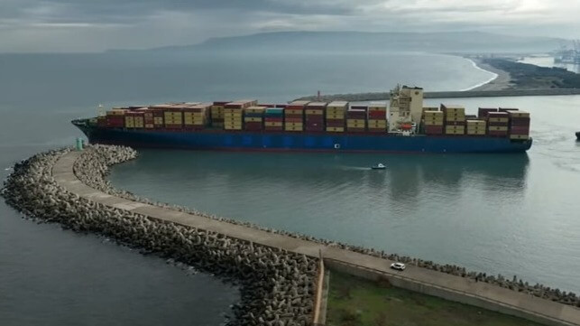 Italian Container Port Reopens After Grounded MSC Boxship is Refloated MSC containership grounding