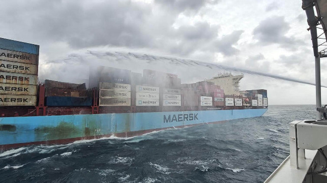containership fire