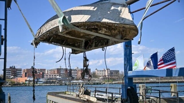 NYC Parks boat recovery