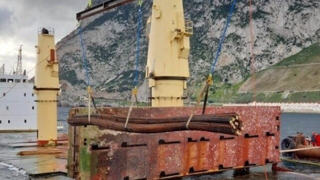 OS 35 salvage in Gibraltar 