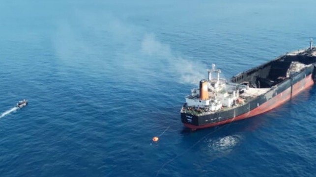 Petróleo sospechoso de naufragio de Pablo llega a tierra en Indonesia 1 Contaminación por petróleo de Pablo