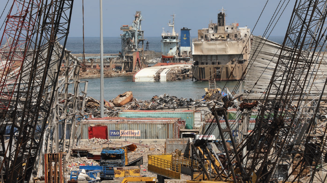 port of beirut damage