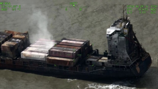 brunt containership Solong