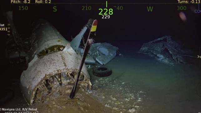 Photos R V Petrel Finds The Wreck Of The Uss Wasp