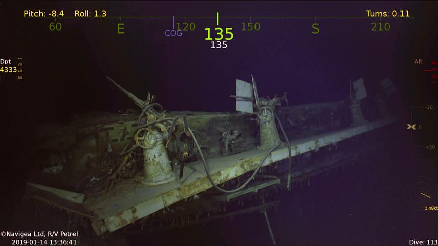 Photos R V Petrel Finds The Wreck Of The Uss Wasp