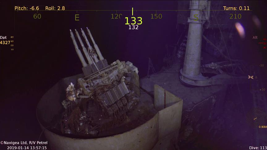 Photos R V Petrel Finds The Wreck Of The Uss Wasp