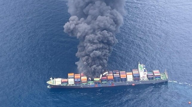 containership fire