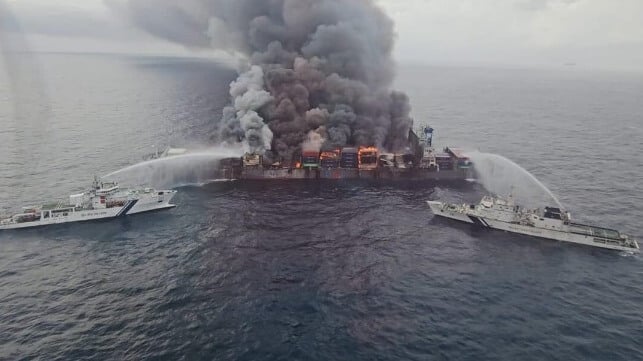 containership fire