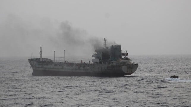 tanker fire