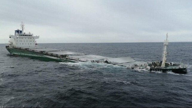 Chinese bulker sinks