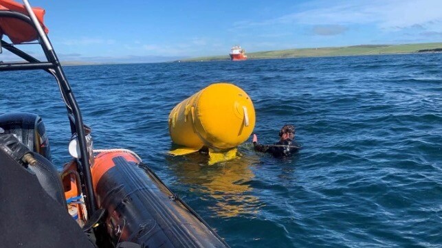 Royal Navy Blows Up Ancient Torpedo in Scapa Flow royal navy